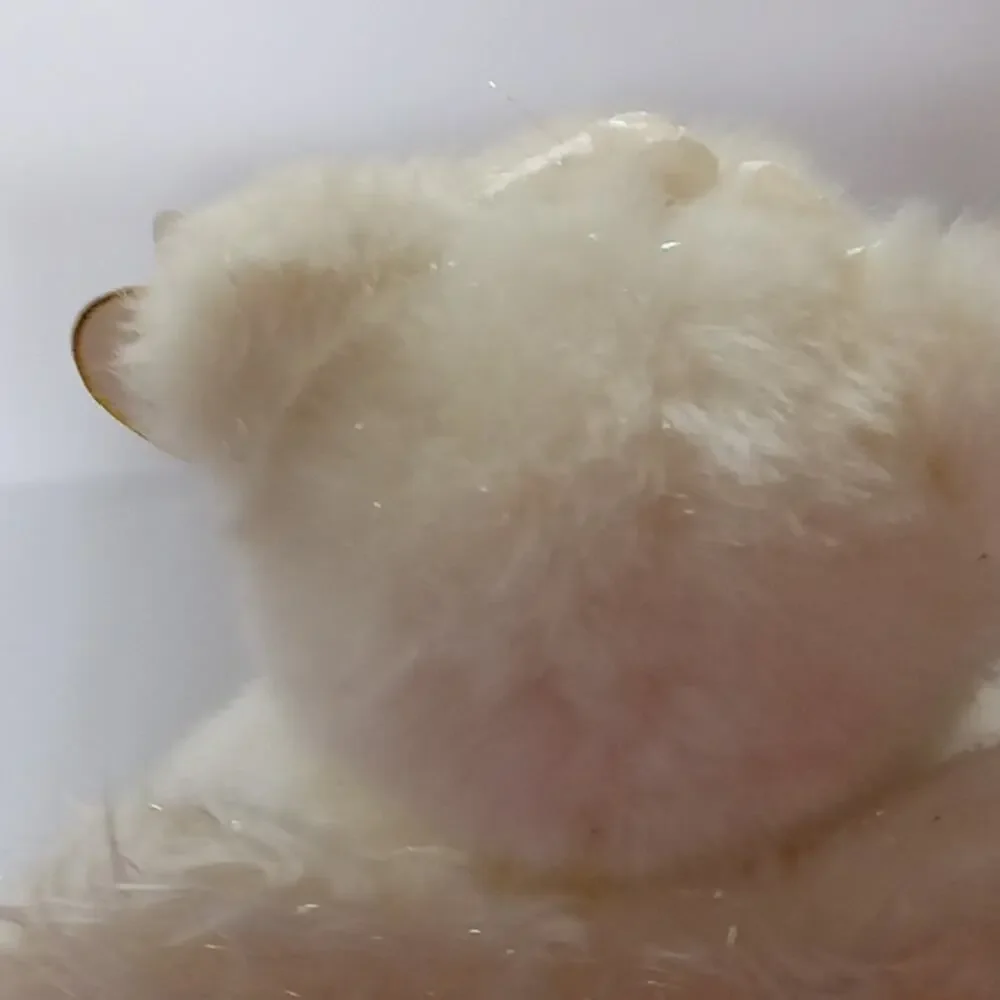 Ty Plush Bear with Cream Fur and Wings. VINTAGE